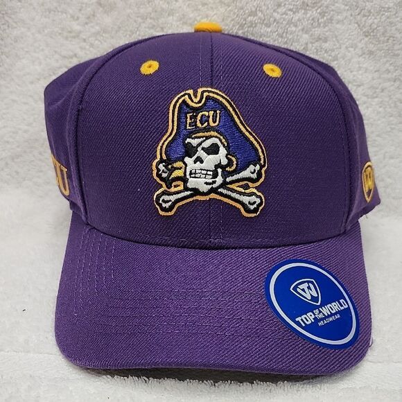 Top of the World Other - Top of the World East Carolina University Pirates Velcroback Hat - New